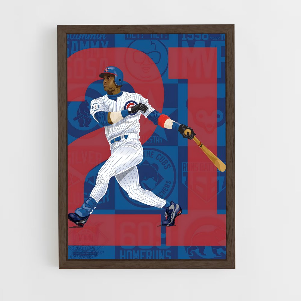 Poster Sammy sosa bat – affiche Baseball (vue 5)